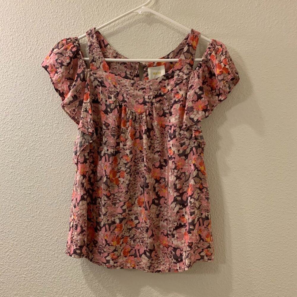 ANTHROPOLOGIE - MAEVE - Floral Blouse